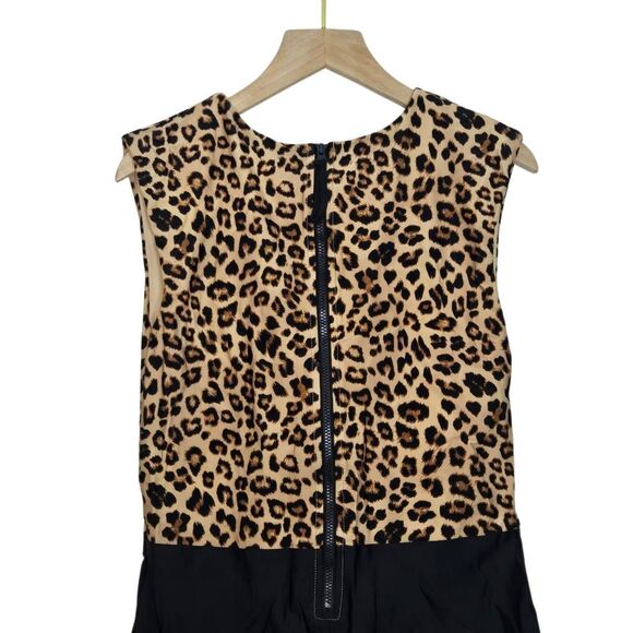 Summersalt The Surf Leo Leopard Print One Piece Swimsuit Women’s Size 10 Modest - Picture 4 of 5